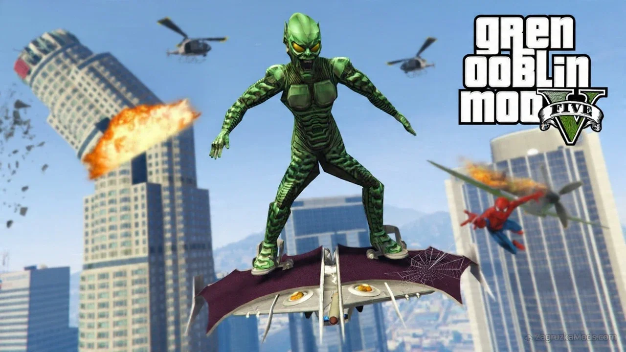 Green Goblin Mod v1.2.1.1 for GTA 5