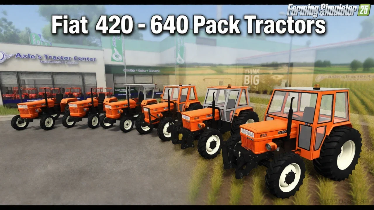 Fiat 420 - 640 Pack Tractors v1.1 for FS25