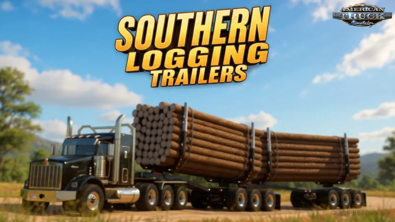 Southern Logging Trailers v1.0 (1.57.x) for ATS