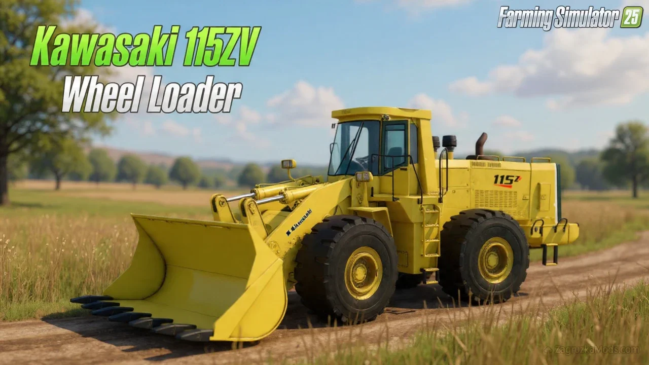 Kawasaki 115ZV Wheel Loader v1.0 for FS25
