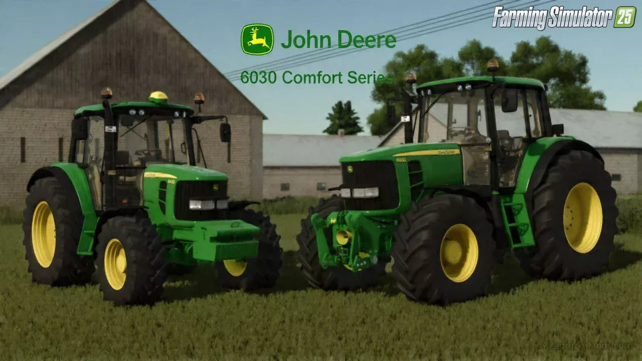 John Deere 6030 Comfort Series Tractor v1.1 for FS25
