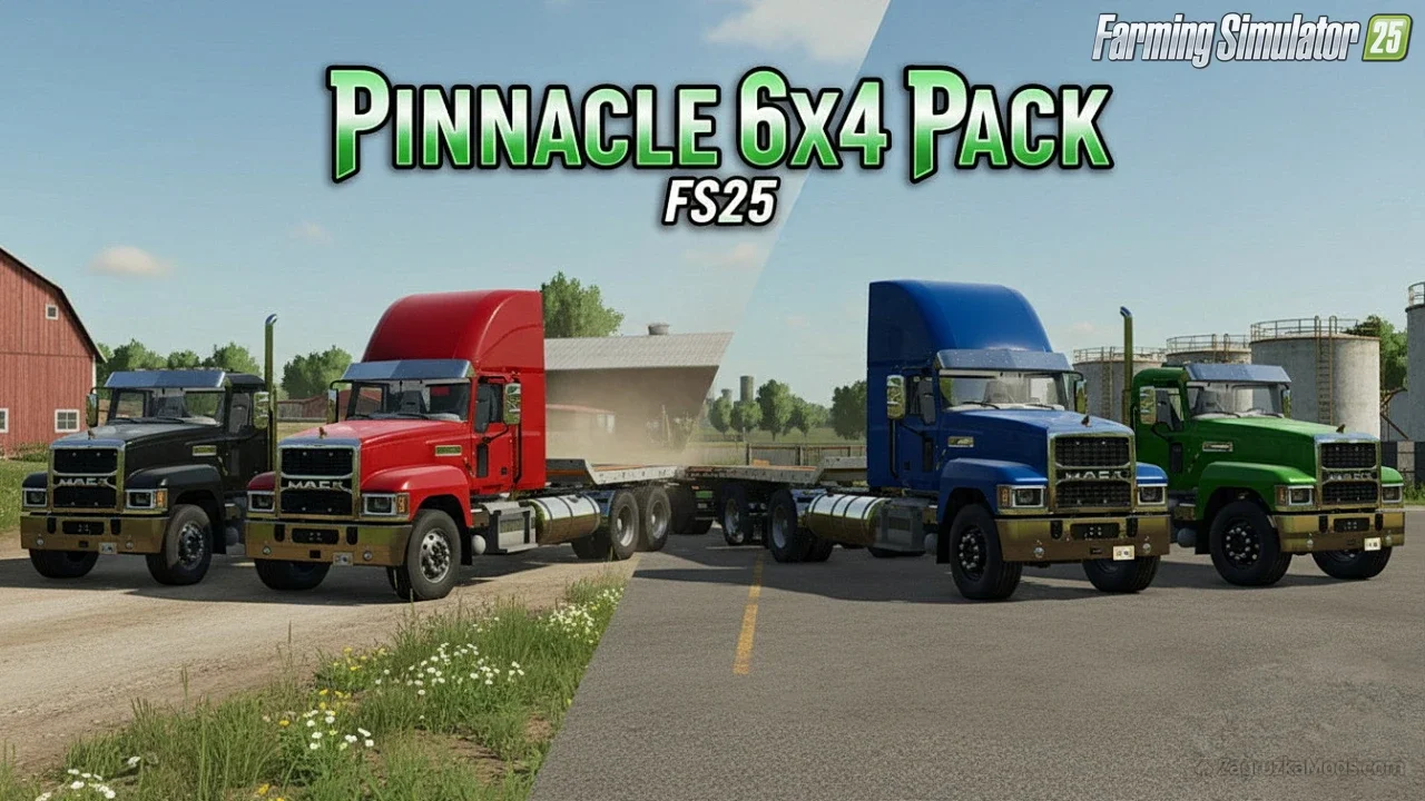 Pinnacle 6x4 Pack Truck v1.1 for FS25