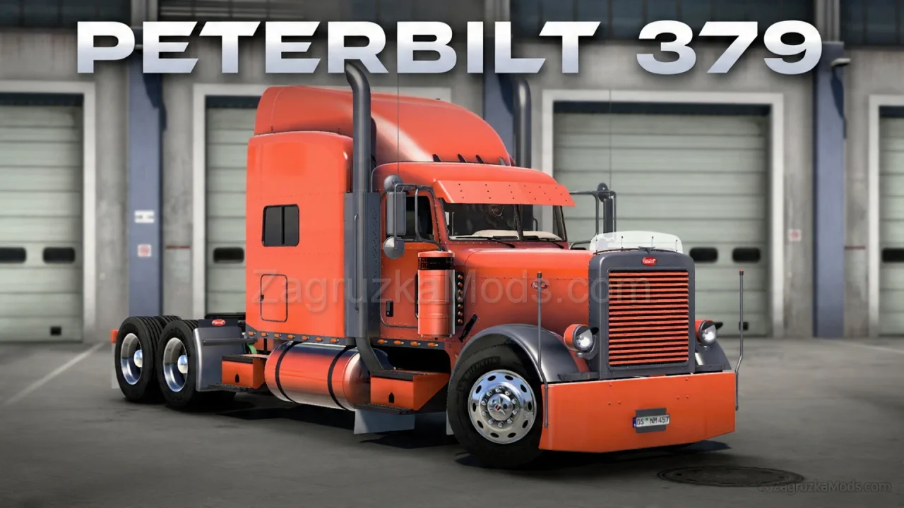 Peterbilt 379 + Interior v1.7 (1.57.x) for ETS2