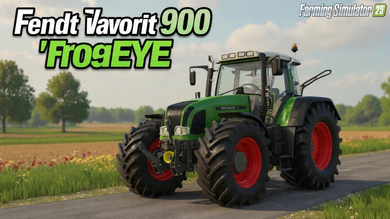 Fendt Favorit 900 Vario Gen2 Frog Eye v1.0.0.5 for FS25