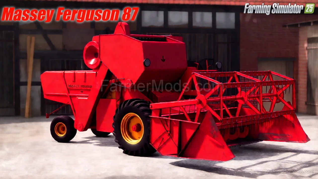 Massey Ferguson 87 Combine v1.0 for FS25