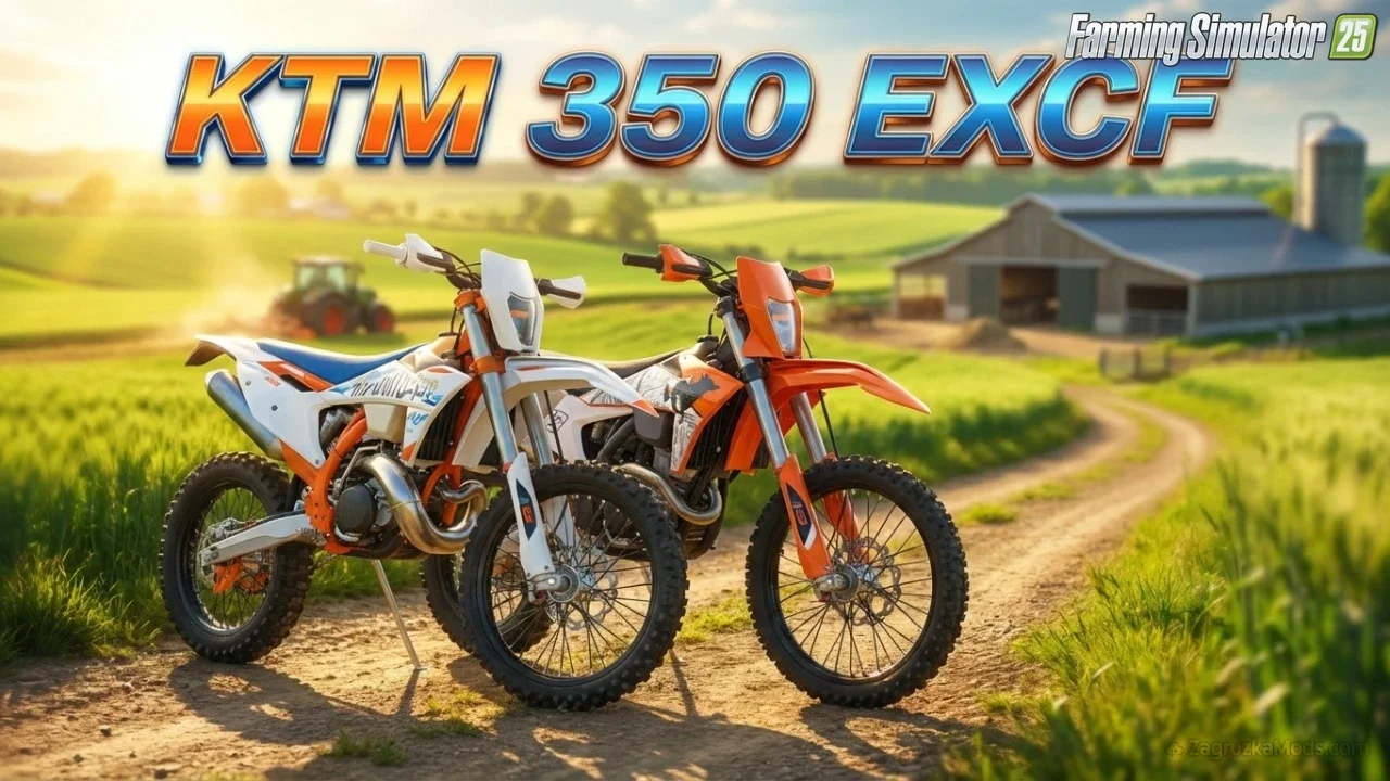 KTM 350 EXCF Enduro Bike v1.0 for FS25