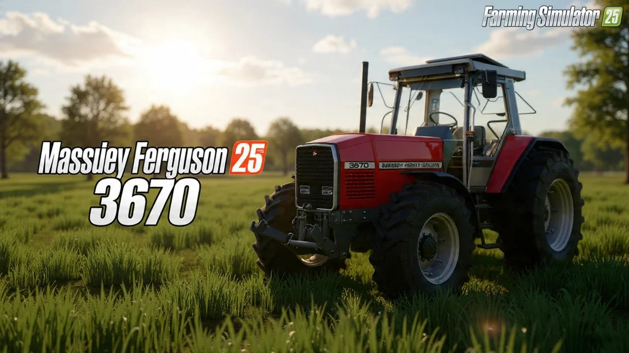 Massey Ferguson 3670 Tractor v1.2 for FS25