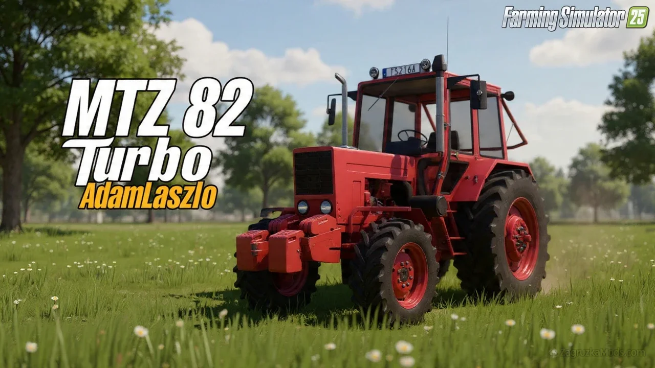 MTZ 82 Turbo AdamLaszlo Tractor v1.0 for FS25