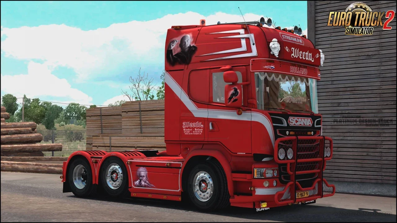 Scania R500 Weeda Penoza Edition v11.0 (1.57.x) for ETS2