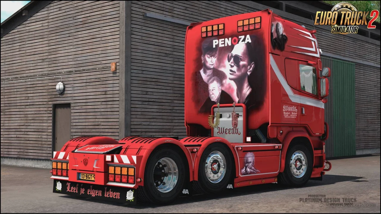 Scania R500 Weeda Penoza Edition v11.0 (1.57.x) for ETS2