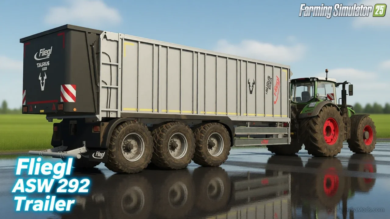 Fliegl ASW 391 Trailer v1.0 for FS25