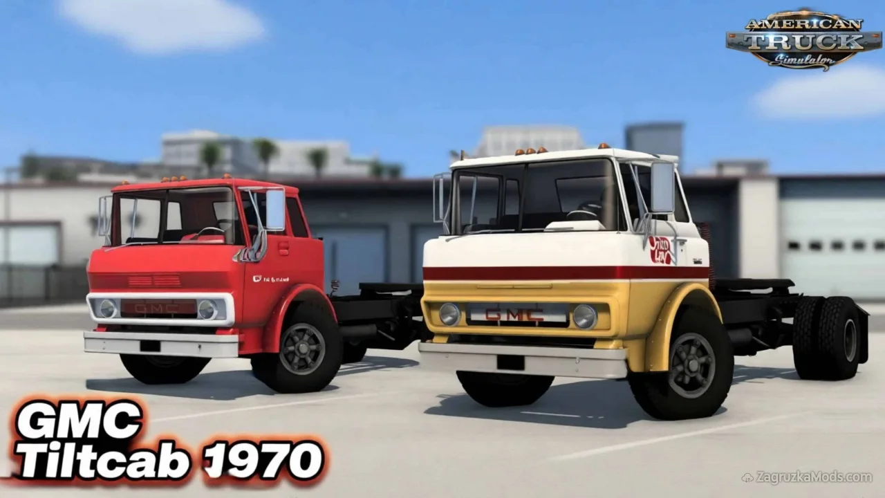 GMC Tiltcab 1970 Truck + Interior v1.0 (1.57.x) for ATS