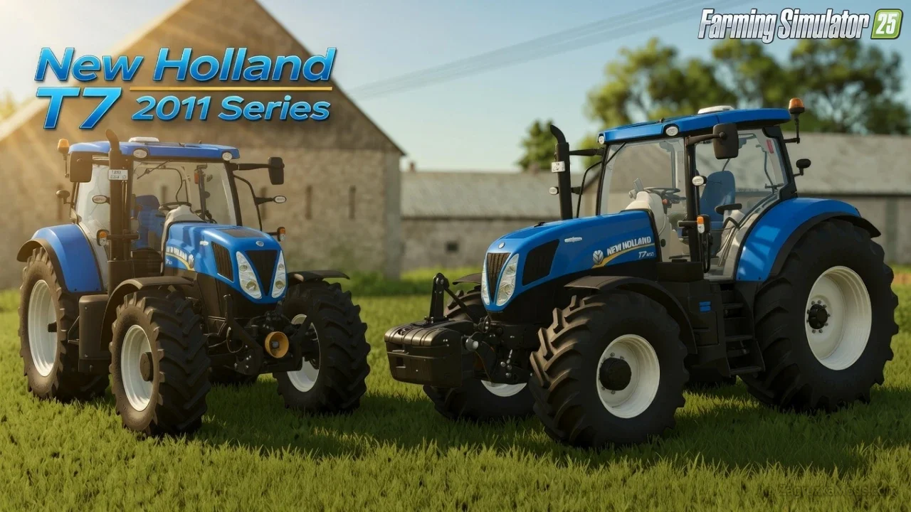 New Holland T7 2011 Series Tractor v1.0 for FS25