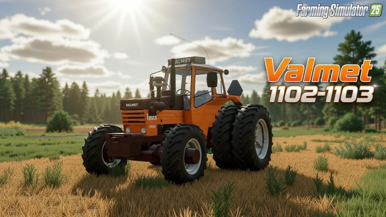 Valmet 1102-1103 Tractor v1.0.0.2 for FS25