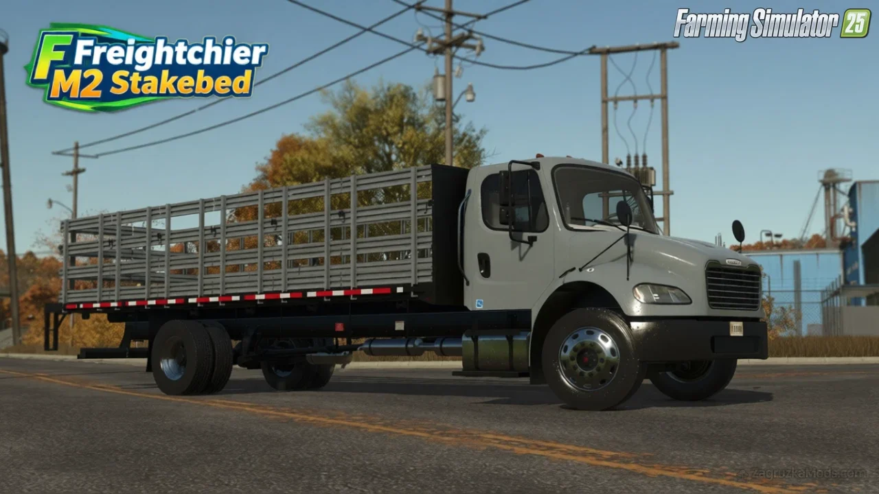Freightliner M2 Stakebed Truck v1.6 for FS25