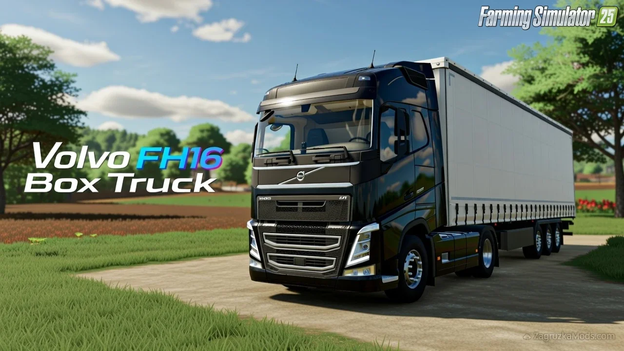 Volvo FH16 Box Truck v1.0.1 for FS25