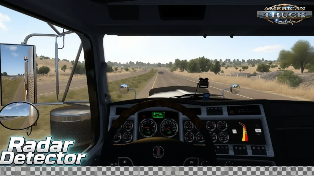 Radar Detector Mod + Language Pack v2.1 (1.57.x) for ATS Radar Detector Mod + Language Pack v2.1 (1.57.x) for ATS