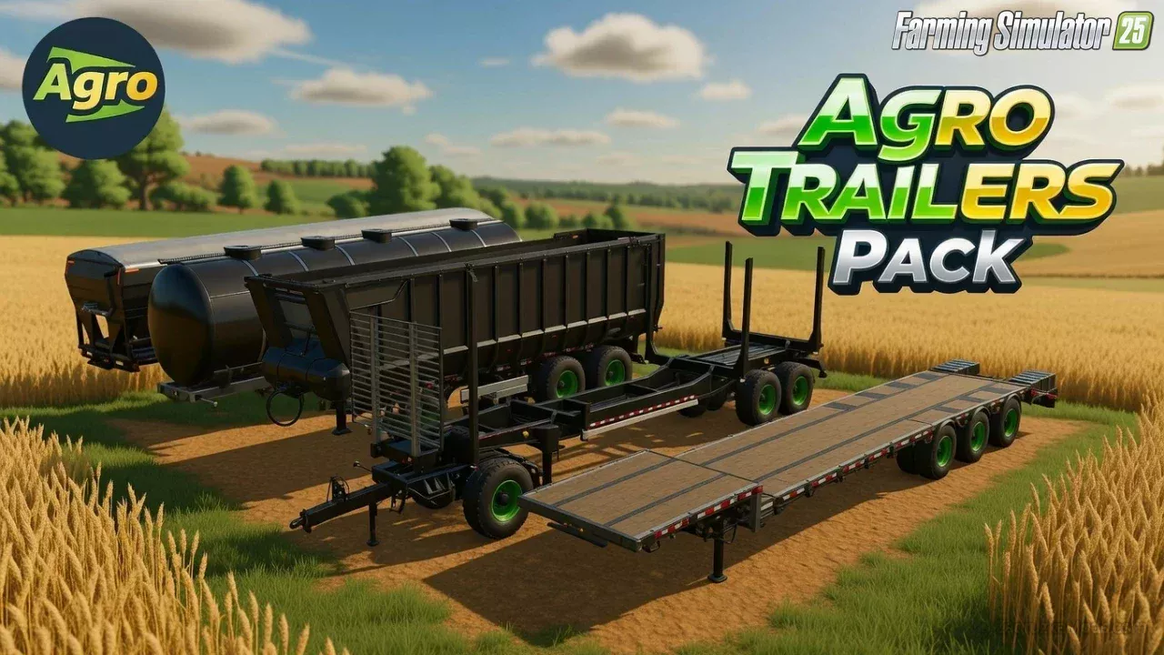 Agro Trailers Pack v1.1 for FS25