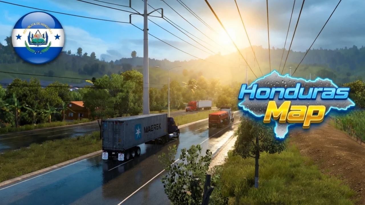 Honduras Map v7.1 (1.58.x) for ATS