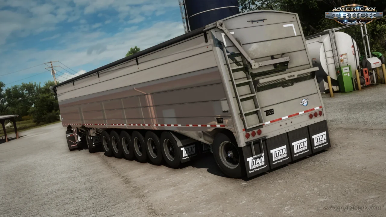 Titan Unibody Hopper Trailer v1.0 (1.58.x) for ATS