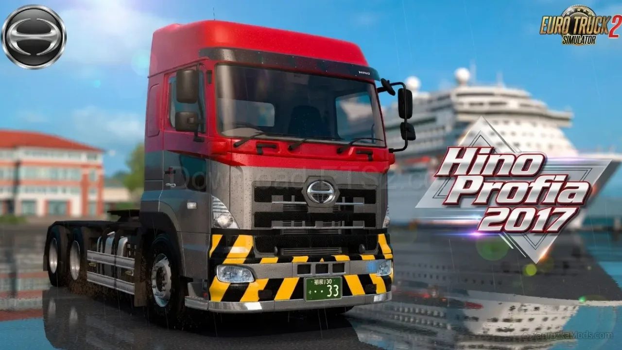 Hino Profia 2017 Truck + Interior v1.2 (1.58.x) for ETS2