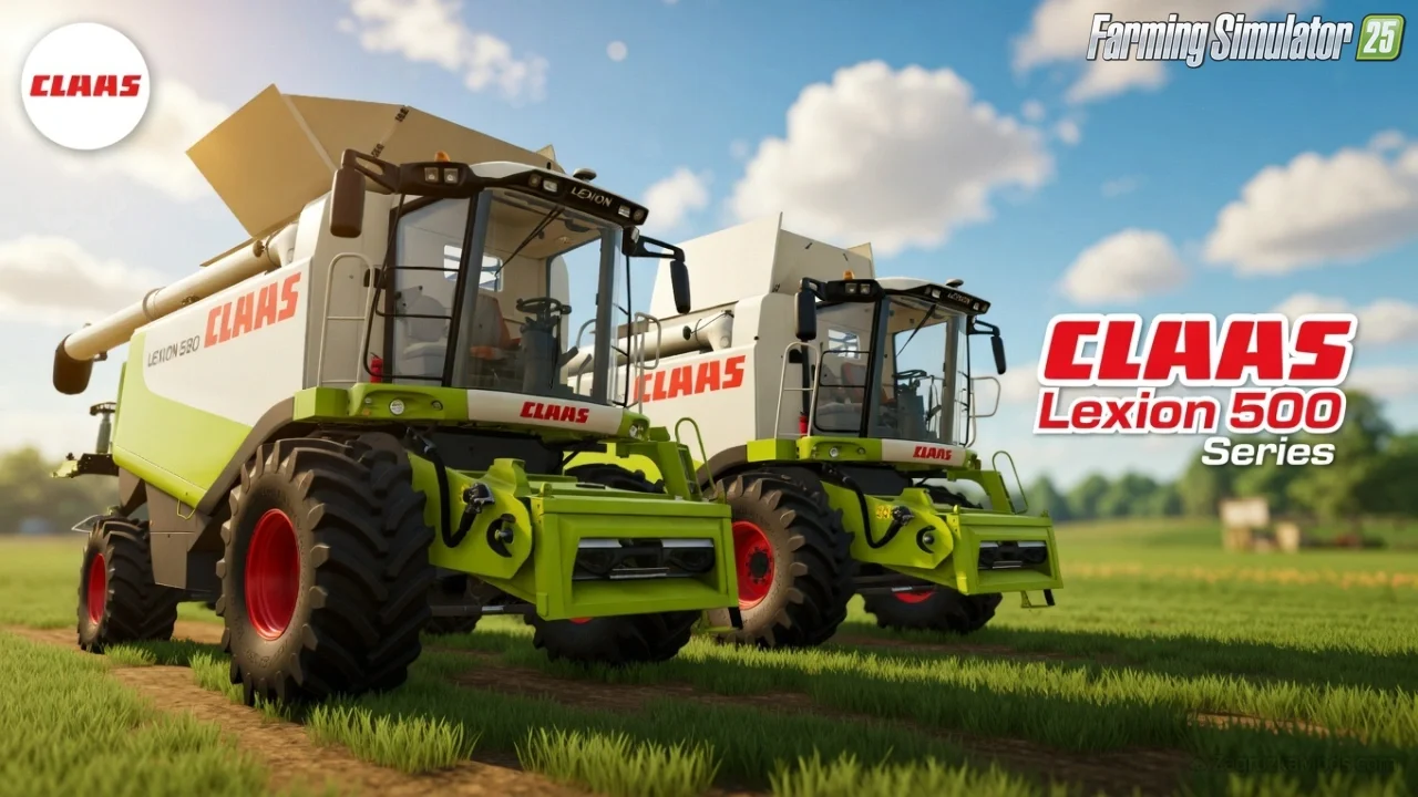 CLAAS Lexion 500 Series v1.0.4 for FS25