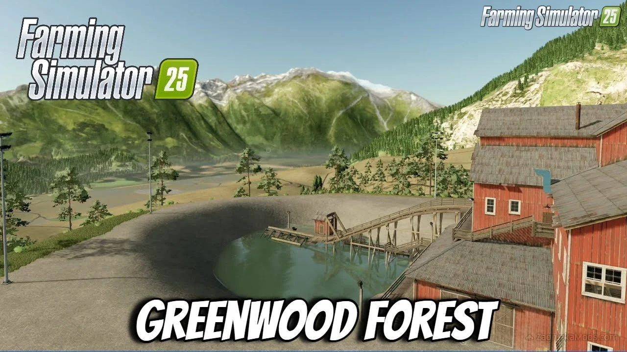 Greenwood Forest Map v1.1 for FS25