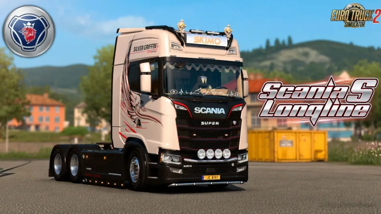 Scania S Longline + Interior v1.6 (1.58.x) for ETS2