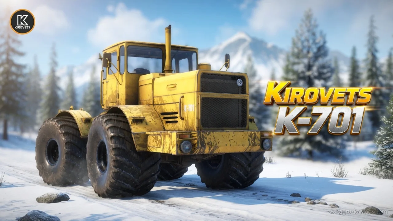 Kirovets K-701 Tractor v2.1 for SnowRunner