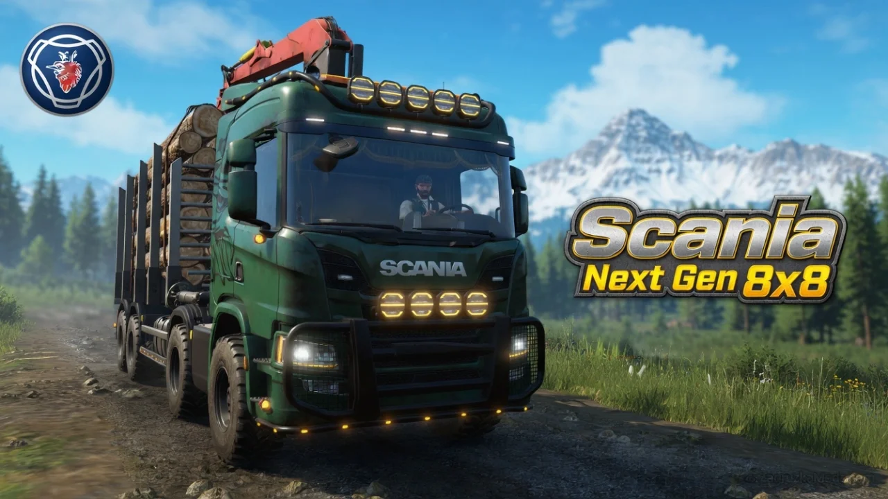Scania Next Gen 8x8 Truck v1.1.1 for SnowRunner