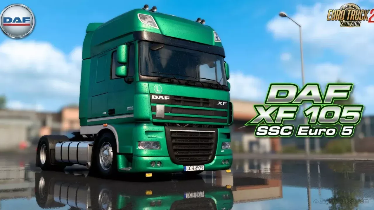 DAF XF 105 SSC Euro 5 Truck v1.2 (1.58.x) for ETS2