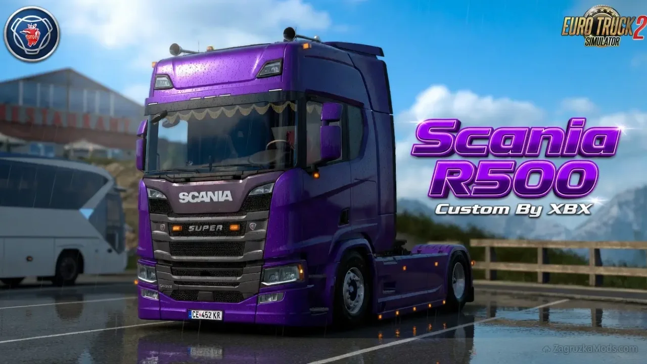 Scania R500 Custom Truck v5.0 By XBX (1.58.x) for ETS2