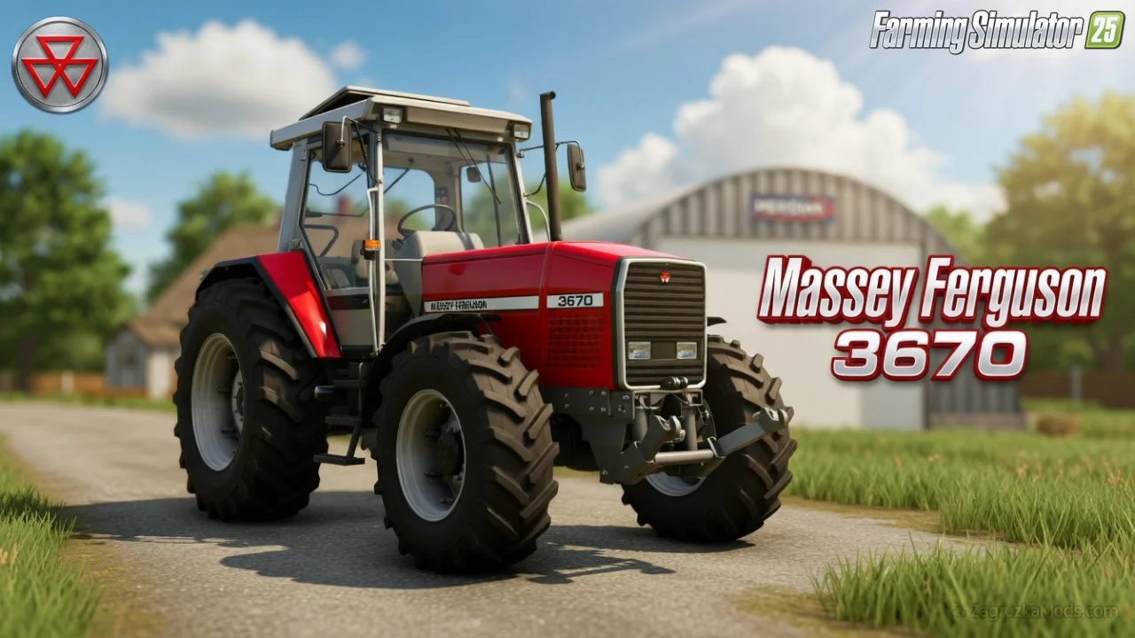 Massey Ferguson 3670 Tractor v1.3 for FS25