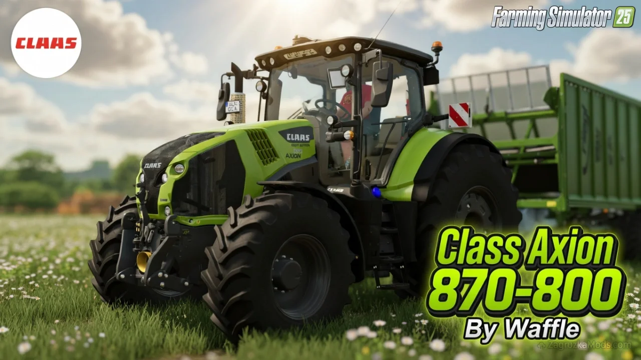 Class Axion 870-800 By Waffle v1.1 for FS25 Class Axion 870-800 By Waffle v1.1 for FS25