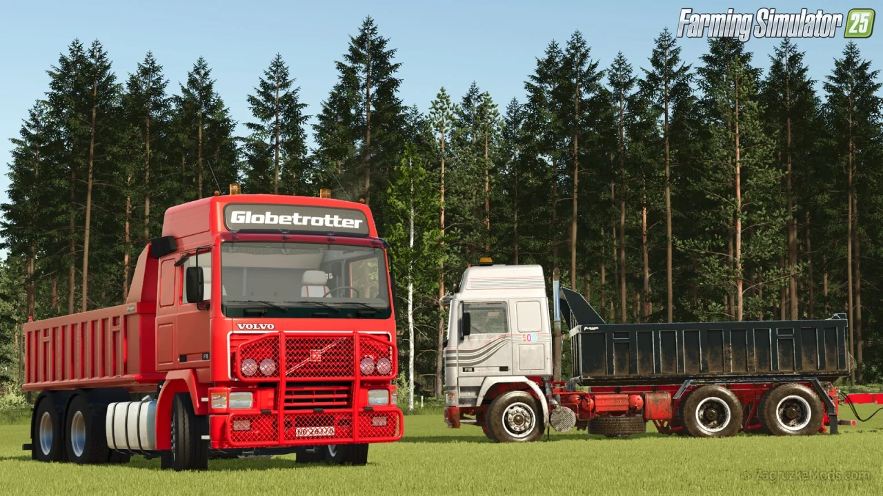 Volvo F16 Globetrotter Tipper Truck v1.0 for FS25 Volvo F16 Globetrotter Tipper Truck v1.0 for FS25