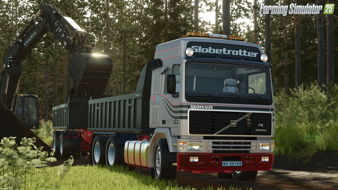 Volvo F16 Globetrotter Tipper Truck v1.0 for FS25 Volvo F16 Globetrotter Tipper Truck v1.0 for FS25