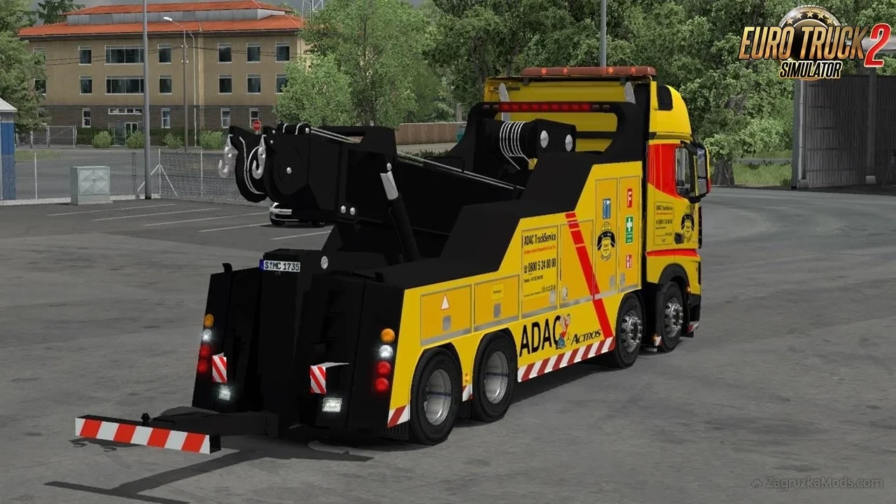 Mercedes-Benz Actros MP4 Crane Truck v2.0 (1.58.x) for ETS2 Mercedes-Benz Actros MP4 Crane Truck v2.0 (1.58.x) for ETS2