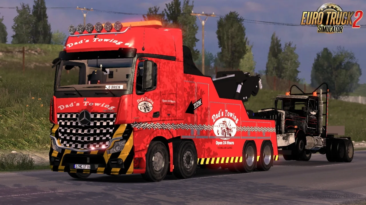 Mercedes-Benz Actros MP4 Crane Truck v2.0 (1.58.x) for ETS2 Mercedes-Benz Actros MP4 Crane Truck v2.0 (1.58.x) for ETS2