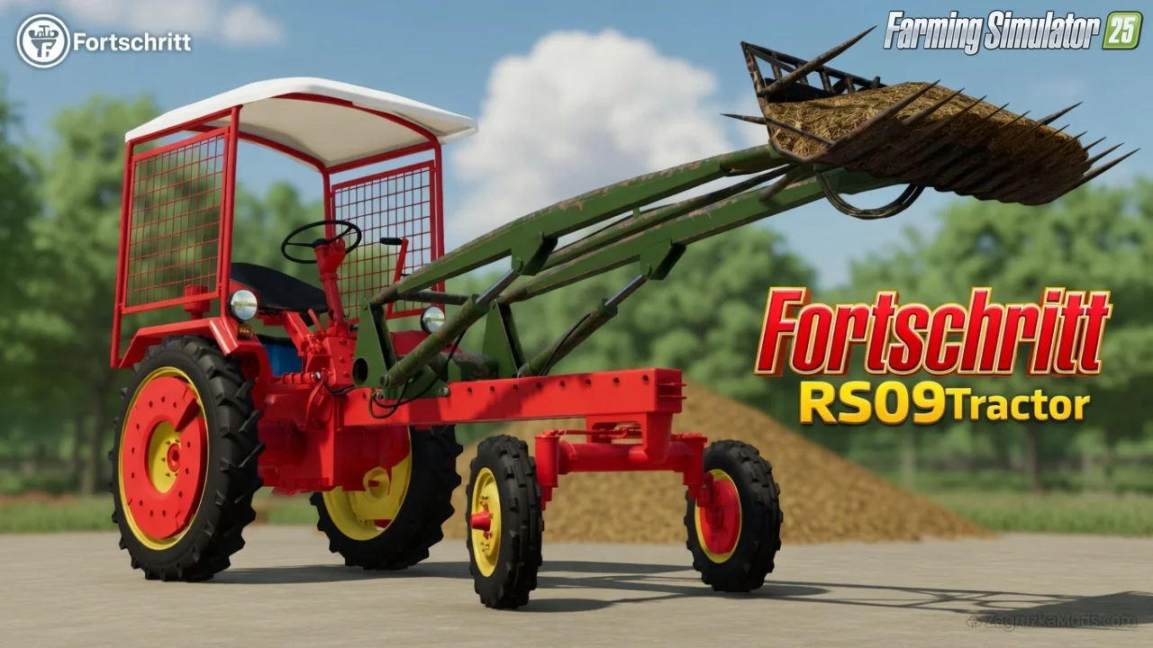 Fortschritt RS09 Tractor v1.0 for FS25 Fortschritt RS09 Tractor v1.0 for FS25