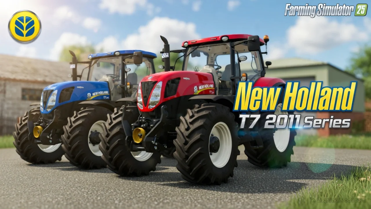 New Holland T7 2011 Series Tractor v1.4 for FS25