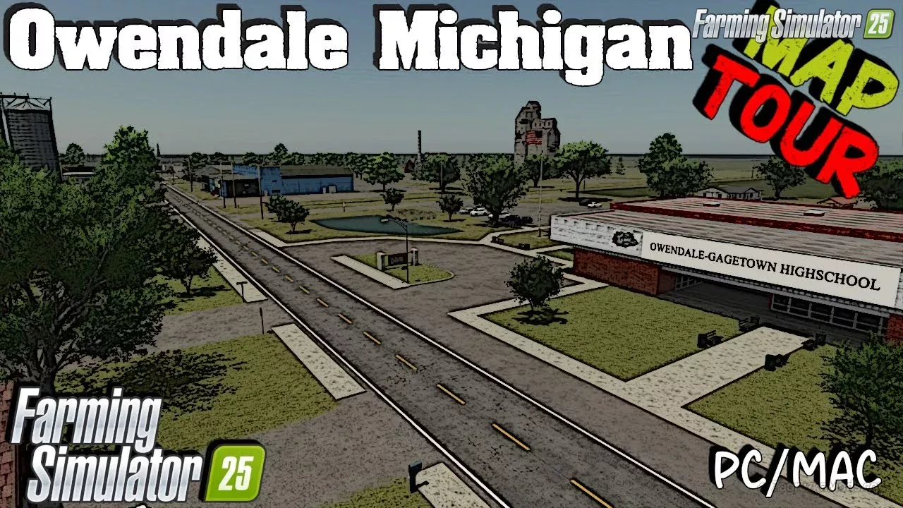 Owendale Michigan Map v2.0.0.1 for FS25