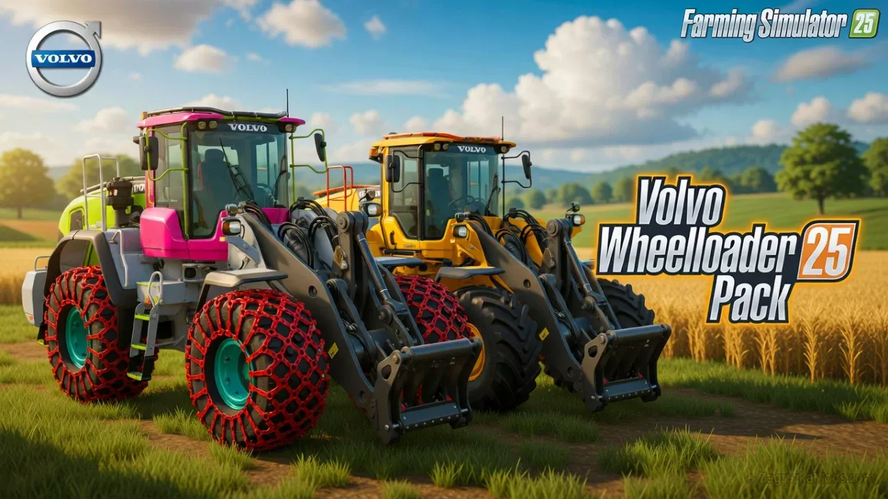 Volvo Wheelloader Pack v1.0.0.1 for FS25