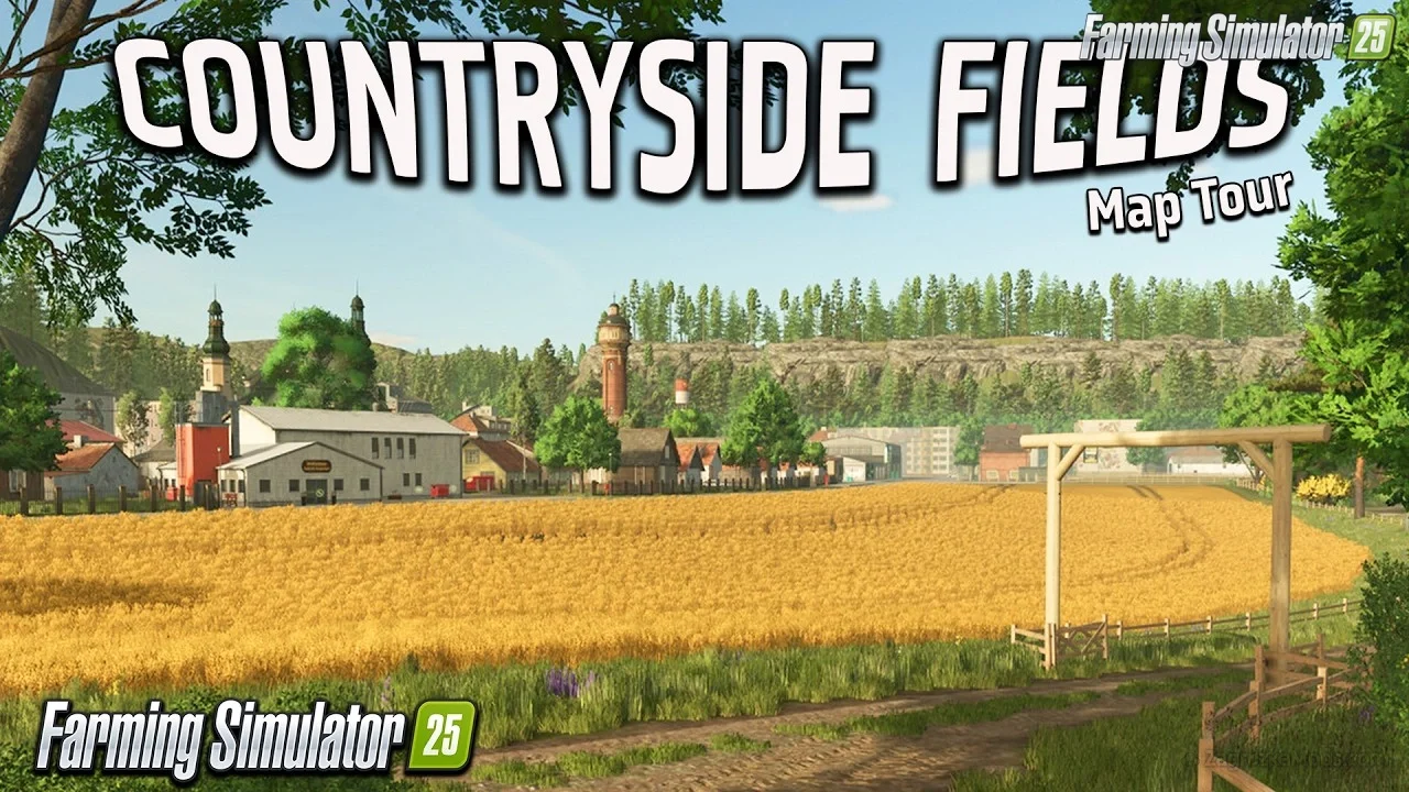 Countryside Fields Map v1.0.0.1 for FS25 Countryside Fields Map v1.0.0.1 for FS25