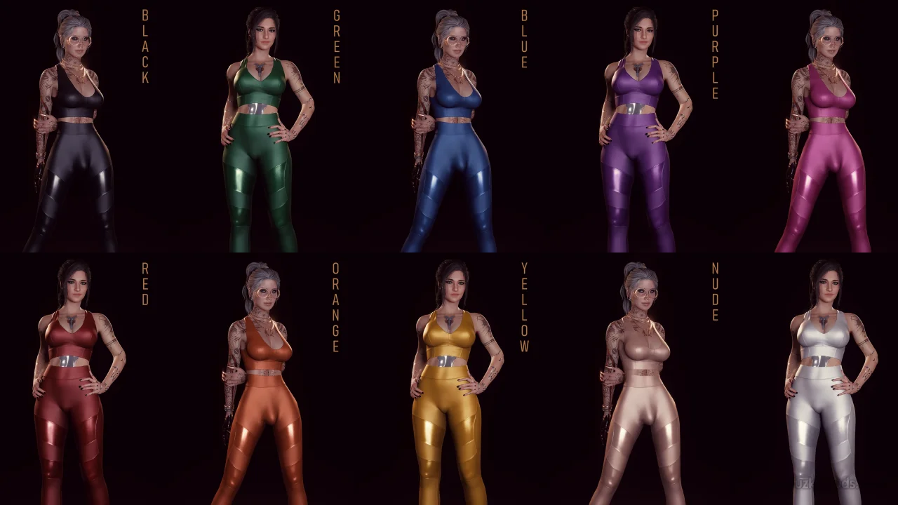 Pairadize Sporty Set v1.0 for CyberPunk 2077 Pairadize Sporty Set v1.0 for CyberPunk 2077
