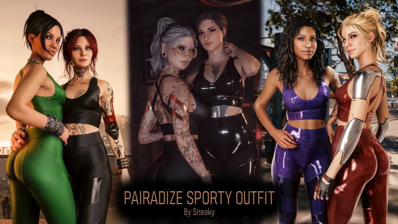 Pairadize Sporty Set v1.0 for CyberPunk 2077 Pairadize Sporty Set v1.0 for CyberPunk 2077