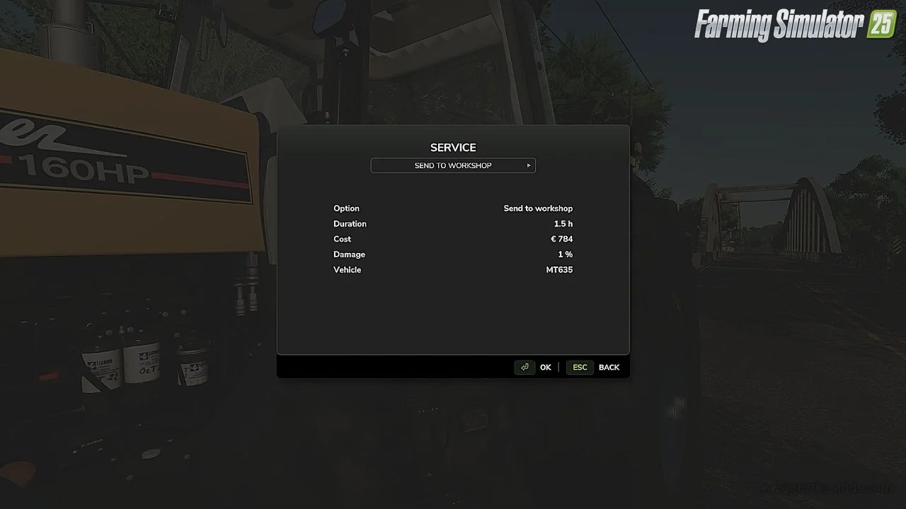 Extended Vehicle Maintenance v1.0 for FS25 Extended Vehicle Maintenance v1.0 for FS25