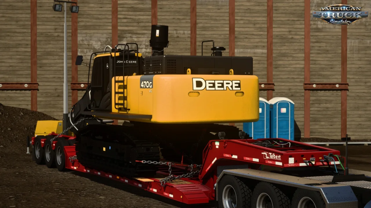 Talbert 55CC Lowboy Trailer v1.0 (1.58.x) for ATS
