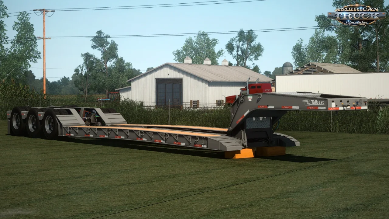 Talbert 55CC Lowboy Trailer v1.0 (1.58.x) for ATS