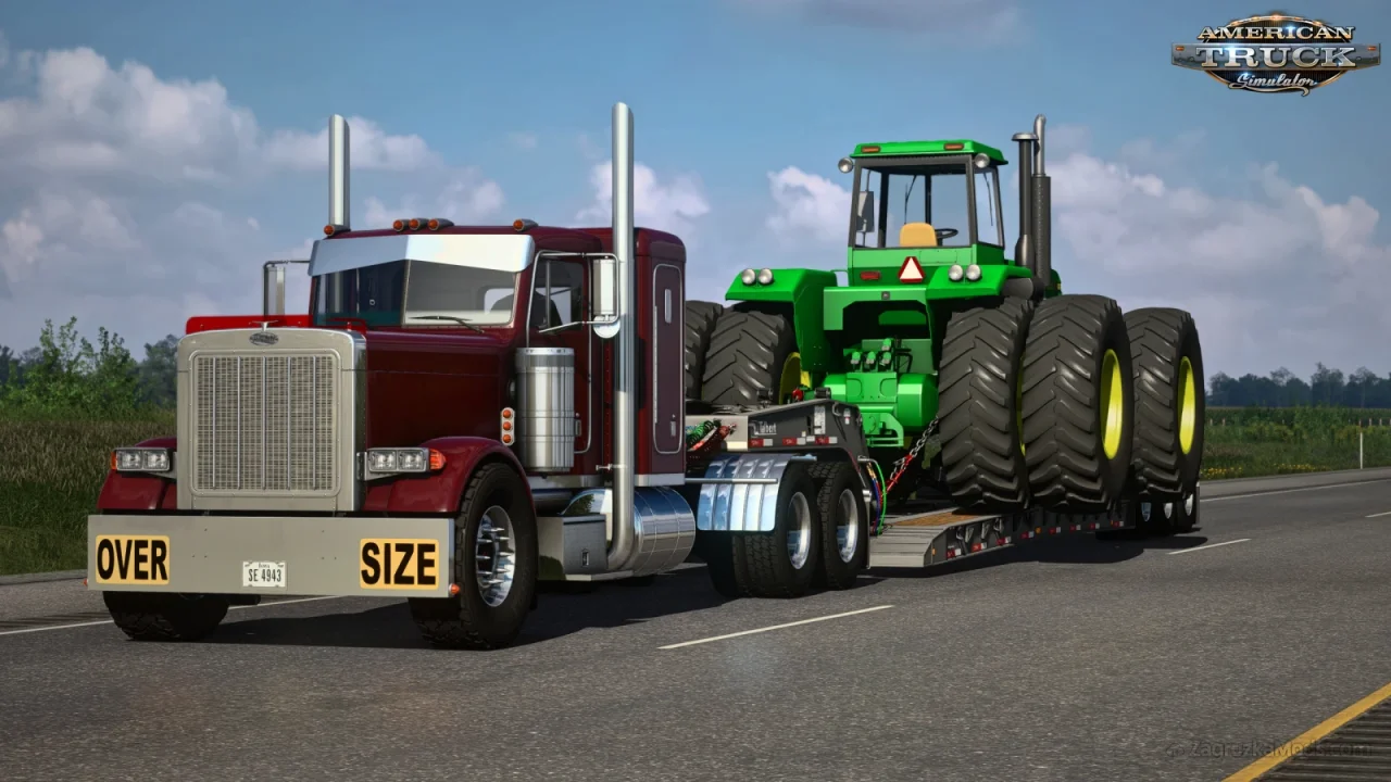 Talbert 55CC Lowboy Trailer v1.0 (1.58.x) for ATS