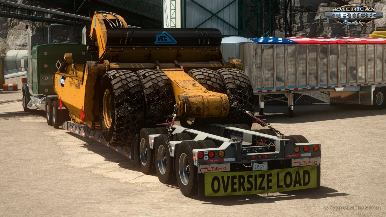 Talbert 55CC Lowboy Trailer v1.0 (1.58.x) for ATS Talbert 55CC Lowboy Trailer v1.0 (1.58.x) for ATS